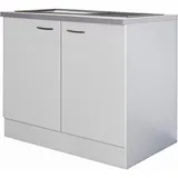 Flex-Well Spülenunterschrank Wito 100 cm Weiß