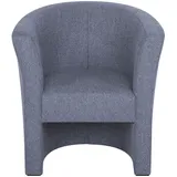 Cocktailsessel - grau - 76 cm hoch Clubsessel Loungesessel Sessel