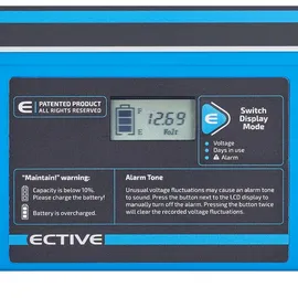 Ective DC 38S AGM Deep Cycle mit LCD-Anzeige 38Ah Versorgungsbatterie