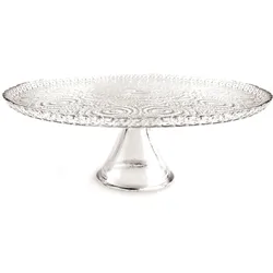 Excelsa Tortenständer Arabesque Glas 31 Cm Cm Transparent
