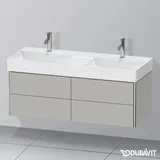 Duravit Waschtischunterschrank 4 Schubkästen 118,4 x 39,7 cm Betongrau Matt