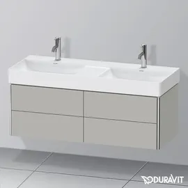 Duravit Waschtischunterschrank 4 Schubkästen 118,4 x 39,7 cm Betongrau Matt