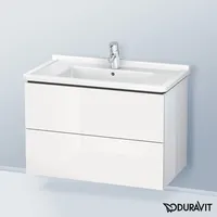 Duravit L-Cube Waschtischunterschrank, 2 Auszüge, LC626508585,