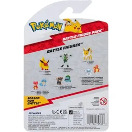Nintendo Pokémon PKW4066 - Battle Figure Pack - Pikachu, Serpifeu, offizielle detaillierte Figuren, je 5 cm