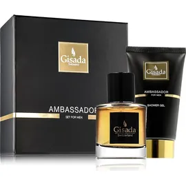 Gisada Ambassador Men Eau de Parfum 50 ml + Shower Gel 100 ml Geschenkset