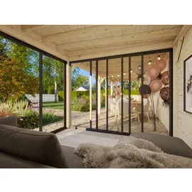 Palmako Lenna Set 415 Slide 8,76 x 3,00 m Braun