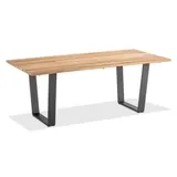 Niehoff Noah Gartentisch 260 x 95 x 76 cm Teak gebürstet/Anthrazit
