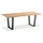 Niehoff Noah Gartentisch 260 x 95 x 76 cm Teak gebürstet/Anthrazit
