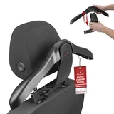 Walser PKW Kleiderbügel, Vergleichssieger* Auto-Kleiderbügel, Jackenhalter Kopfstütze Henry, KFZ Kleiderbügel, Auto Reisebügel, Kopfstützen Kleiderbügel 45x7,5x26 cm