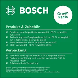 Bosch Quigo Green Kreuzlinienlaser mit Stativ
