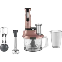 Arzum AR1103 Stabmixer 1500W Turbofunktion, mit Ice-Crushfunktion, mit Messbecher, mit Mixbecher Ro, Stabmixer, Rosa
