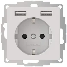 2USB Unterputz-USB-A Steckdose 12 W Weiß 1 St.