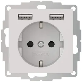 2USB Unterputz-USB-A Steckdose 12 W Weiß 1 St.