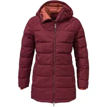 Schöffel Damen Parka Boston L Dark Burgundy, 38