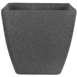 Blumentopf dunkelgrau quadratisch 42 x 42 x 42 cm ZELI