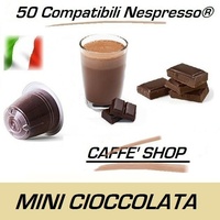 50 Kapseln kompatibel mit Nespresso®, Caffè Shop Mischung "Mini Schokolade"