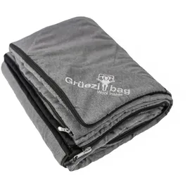 Grüezi Bag WellhealthBlanket Wool Wolldecke 170 x 200 cm Grau