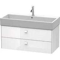 Duravit Brioso Waschtischunterbau BR415601049 984x459mm, Graphit Matt, 2 Auszüge,