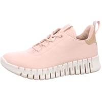 ECCO Damen Schnürschuhe/ Low Sneaker GRUUV Rosa Glattleder Größe: 38 - Rosa,Dunkelblau -