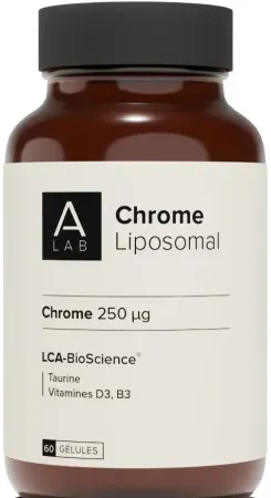 A-Lab Liposomales Chrom 250μg Reguliert Blutzucker Appetitzügler 60 Kapseln