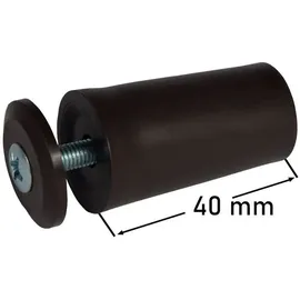 Inovatec 8 x INOVATEC Rollladen Anschlagstopper 40 mm braun - Braun