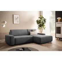 Home Affaire Eckcouch Cord 2-Sitzer Grau