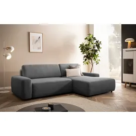 Home Affaire Eckcouch Cord 2-Sitzer Grau
