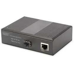 DIGITUS IIndustrieller GB Medien Konverter RJ45, SFP, bis 80km