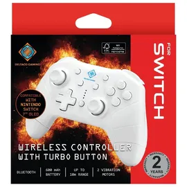 deltaco Nintendo Switch Bluetooth-Controller, Weiß