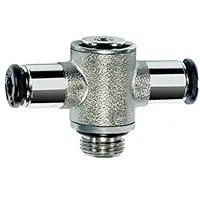 Riegler T-Steckverschraubung »click-clock «, drehbar, M7 a., Schlauch- Ø6