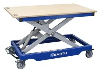 Barth Hubtisch H 400 mit Arbeitsplatte