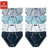 LE JOGGER Slip in grau-meliert, weiß, blau, marine | Gr.: 104