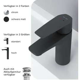 AM PM FGA82122 Waschtischarmatur Schwarz