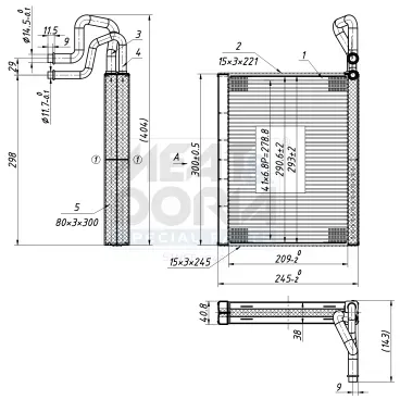 MEAT & DORIA Verdampfer, Klimaanlage 997097 für BMW