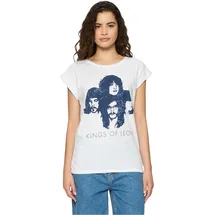 MERCHCODE Kings of Leon Silhouette Tee Weiß S