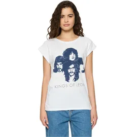 MERCHCODE Kings of Leon Silhouette Tee Weiß S