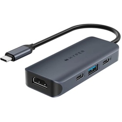 Hyper® HyperDrive EcoSmartTM Gen.2 Universal USB-C® 4-in-1 Hub w 100 W PD Power Pass-thru