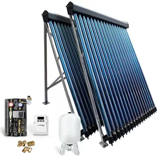 Sunex Röhrenkollektor Solarpaket Vakuumröhrenkollektor HP30-2 9,78 m2 Solaranlage