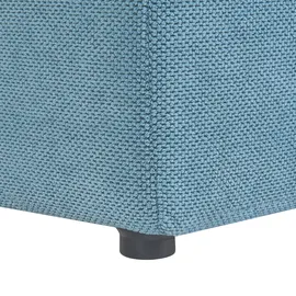 Beliani Sitzbank Orem Blau 100 x 40 cm