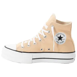Converse Chuck Taylor All Star Lift Damen Plateau-Sneaker Braun/Orange/Weiß 39,5