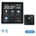 Shelly Wall Display Black + Blu H&T Black Thermostat Smart-Home-Disply