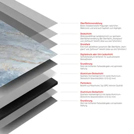 Schulte Duschrückwand »DecoDesign«, marmor-himmelblau 100 x 255 cm