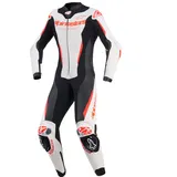 Alpinestars Stella Gp-r7 Lederkombi - Weiß/Schwarz/Neon-Rot / 46