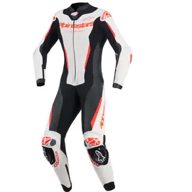 Alpinestars Stella Gp-r7 Lederkombi - Weiß/Schwarz/Neon-Rot / 46