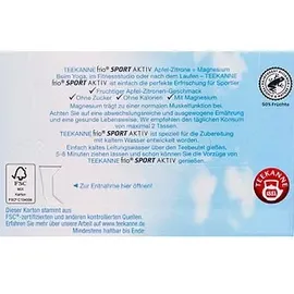 Teekanne Früchtetee Apfel-Zitrone Teebeutel 18 x 3 g