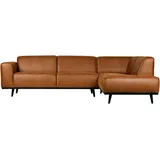 Woood »Statement«, eckcouch rechts Cognac