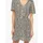 VILA VIGRACE V-Neck Minikleid Beige/Schwarz 34