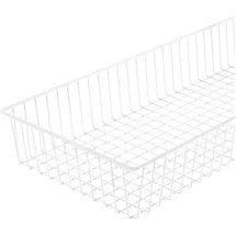 diy element-system gmbh Drahtkorb Stahl 800x350 mm weiß