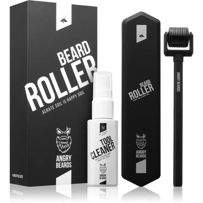 Angry Beards Beard Roller Pflege zur Förderung des Bartwachstums