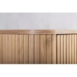 Rodan Hochschrank 139 x 35,5 x 31,5 cm Braun/Gold Holz